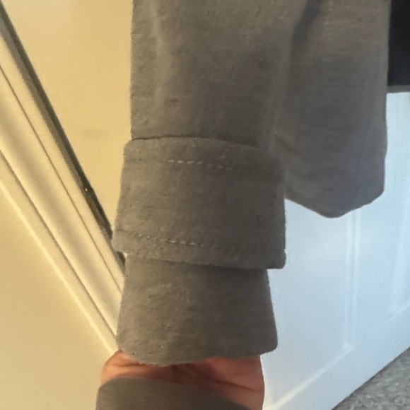 H&M Charcoal Double-Breasted Pea Coat - Picture 5 of 7